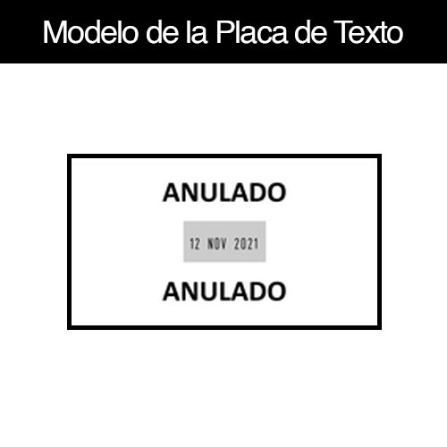 Sello Rectangular P-60 Fechador - Imagen 2