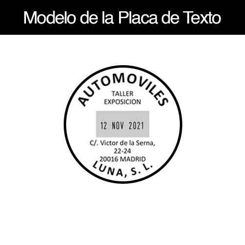 Sello Redondo R-45D Fechador - Imagen 2