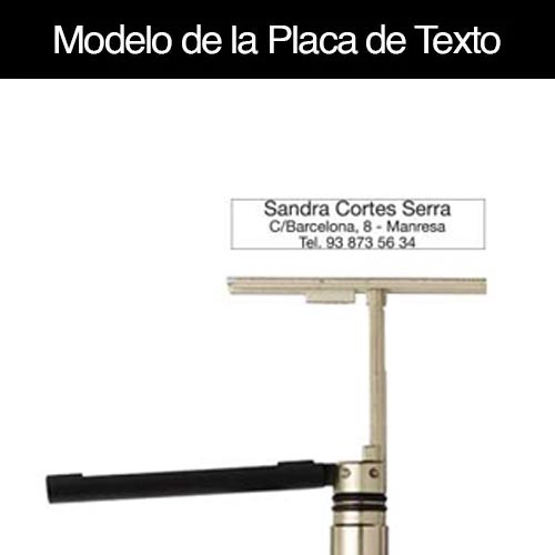 Bolígrafo con sello Goldring Automatic Cromo 35x7 Trodat - Imagen 2